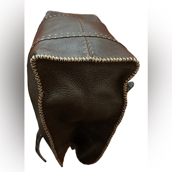 Fendi Selleria Leather Tote w/ Fendi Scarf - Picture 6 of 10